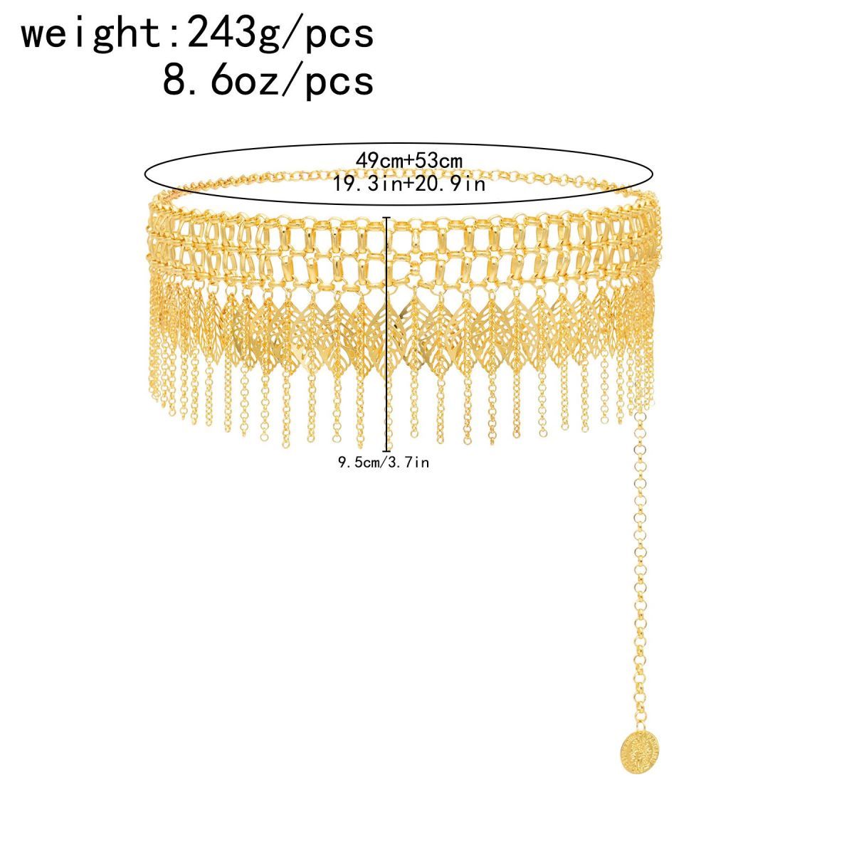 Cintura con Nappe Placcata Oro - Body Jewelry Dubai recensione e prezzo