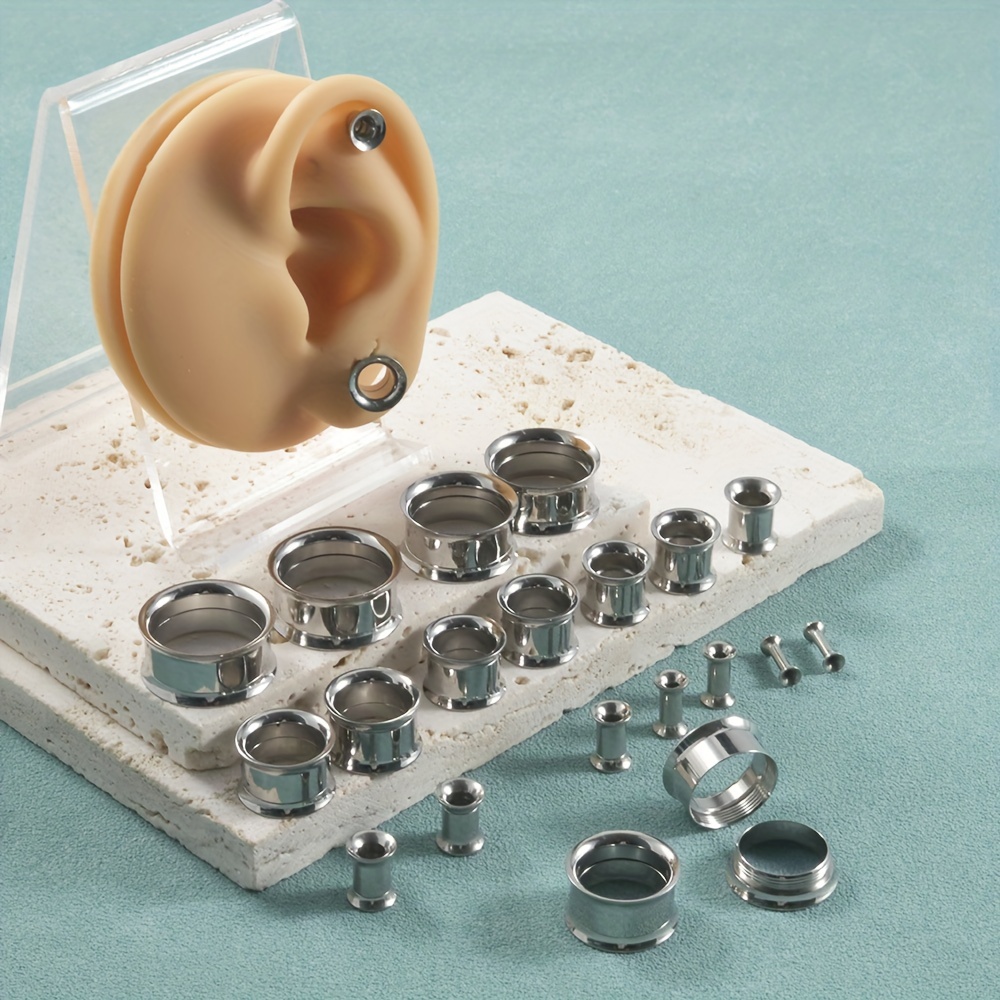 Body Jewelry Ear Gauges - 1 paio/12 paia set tappi per