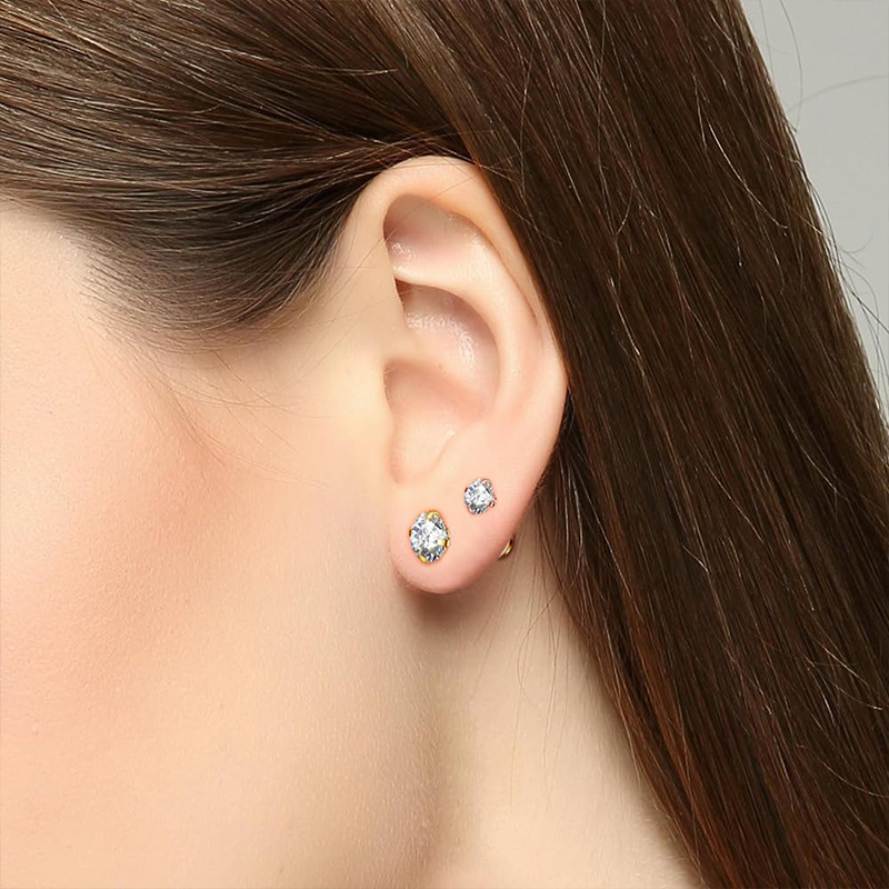 Orecchini a perno in titanio 1 - Body Jewelry Titanium recensione e prezzo