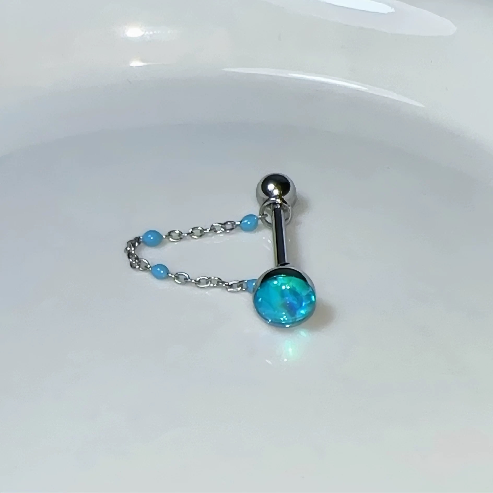 1 Pezzo Piercing per Lingua in - Body Jewelry Titanium recensione e prezzo