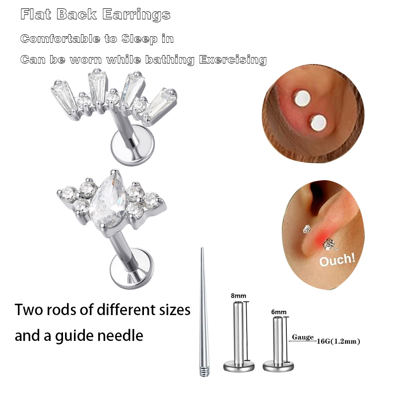 1 Pezzo Gioiello Piercing Heli - Body Jewelry Flat Back recensione e prezzo