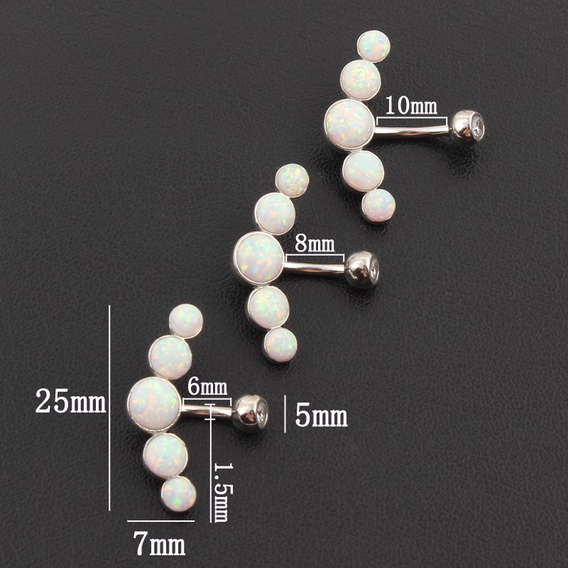 Anello per ombelico in argento - Body Jewelry Materials recensione e prezzo