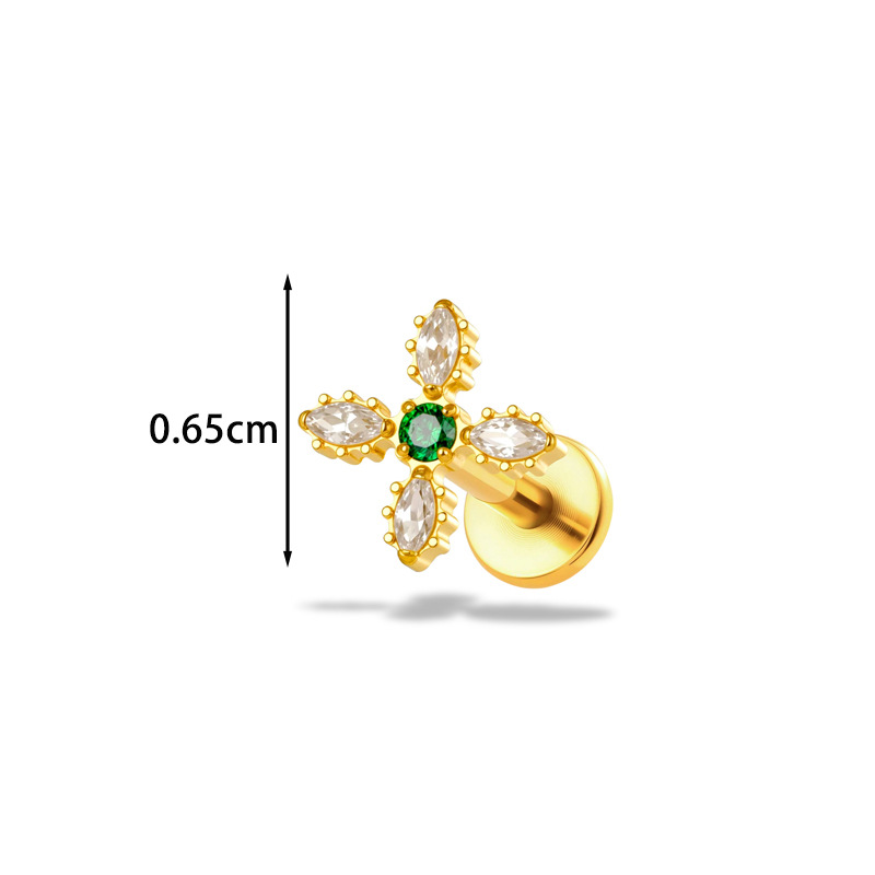1 Pezzo Piercing Labret in Tit - Body Jewelry Implant Grade recensione e prezzo