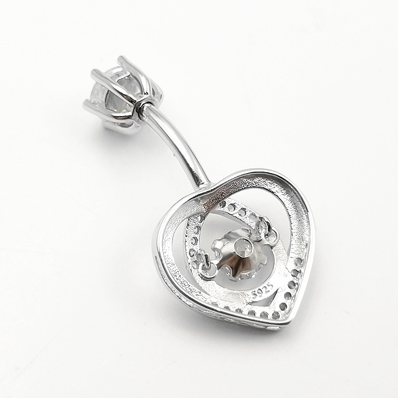 Anello per ombelico in argento - Body Jewelry Materials recensione e prezzo