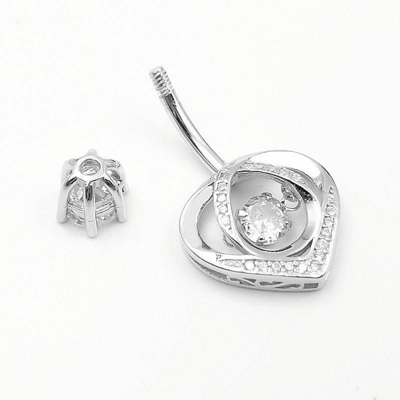Anello per ombelico in argento - Body Jewelry Materials recensione e prezzo