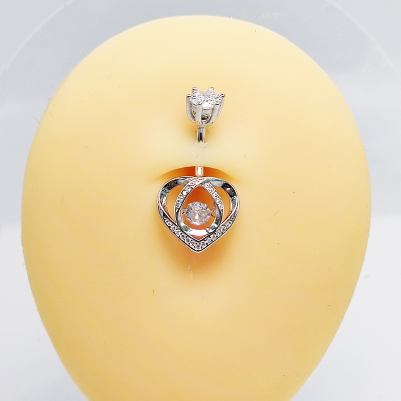 Anello per ombelico in argento - Body Jewelry Materials recensione e prezzo
