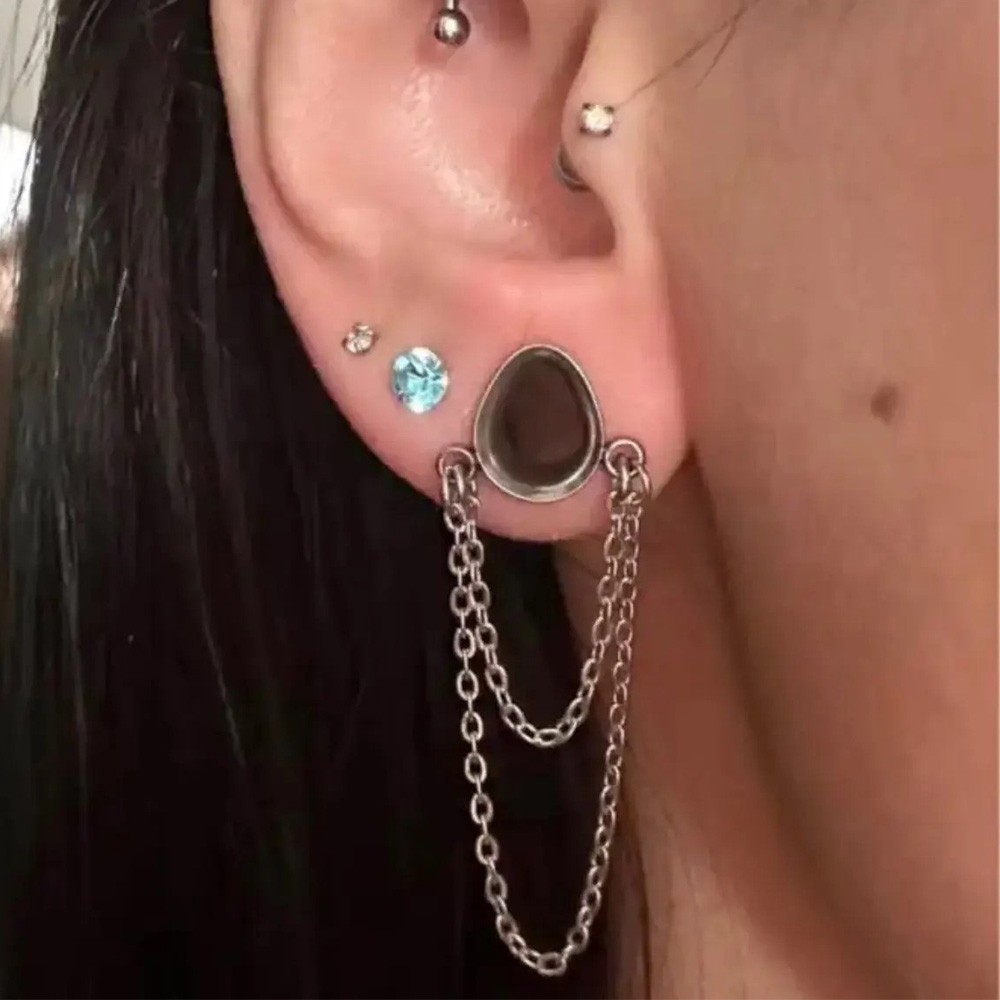 Osborney 2PCS Moda in acciaio  - Body Jewelry Ear Gauges recensione e prezzo