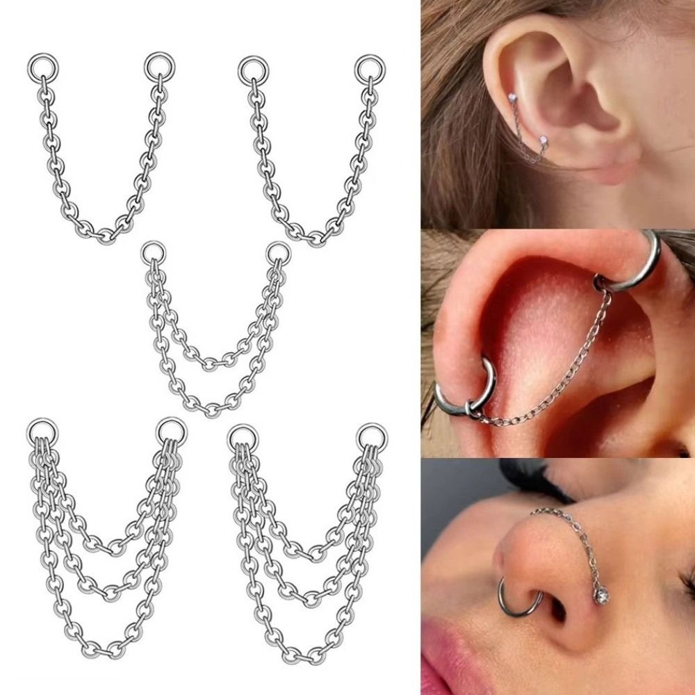 Catena per Naso in Titanio a T - Body Jewelry Titanium recensione e prezzo