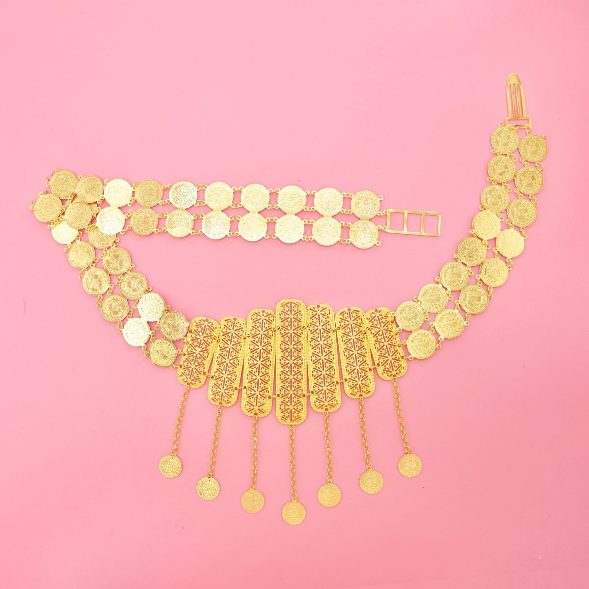 Nuova Cintura Placcata in Oro  - Body Jewelry Dubai recensione e prezzo
