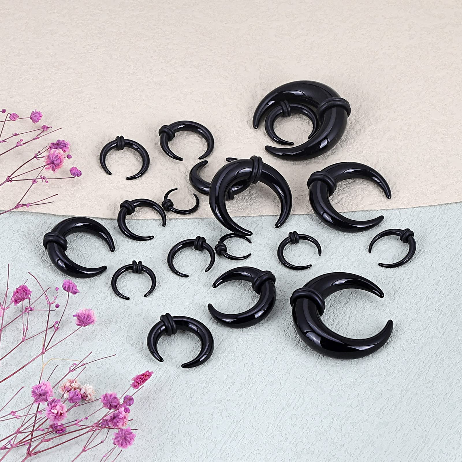 18 Pz Acrilico Setto Pincher C - Body Jewelry Ear Gauges recensione e prezzo