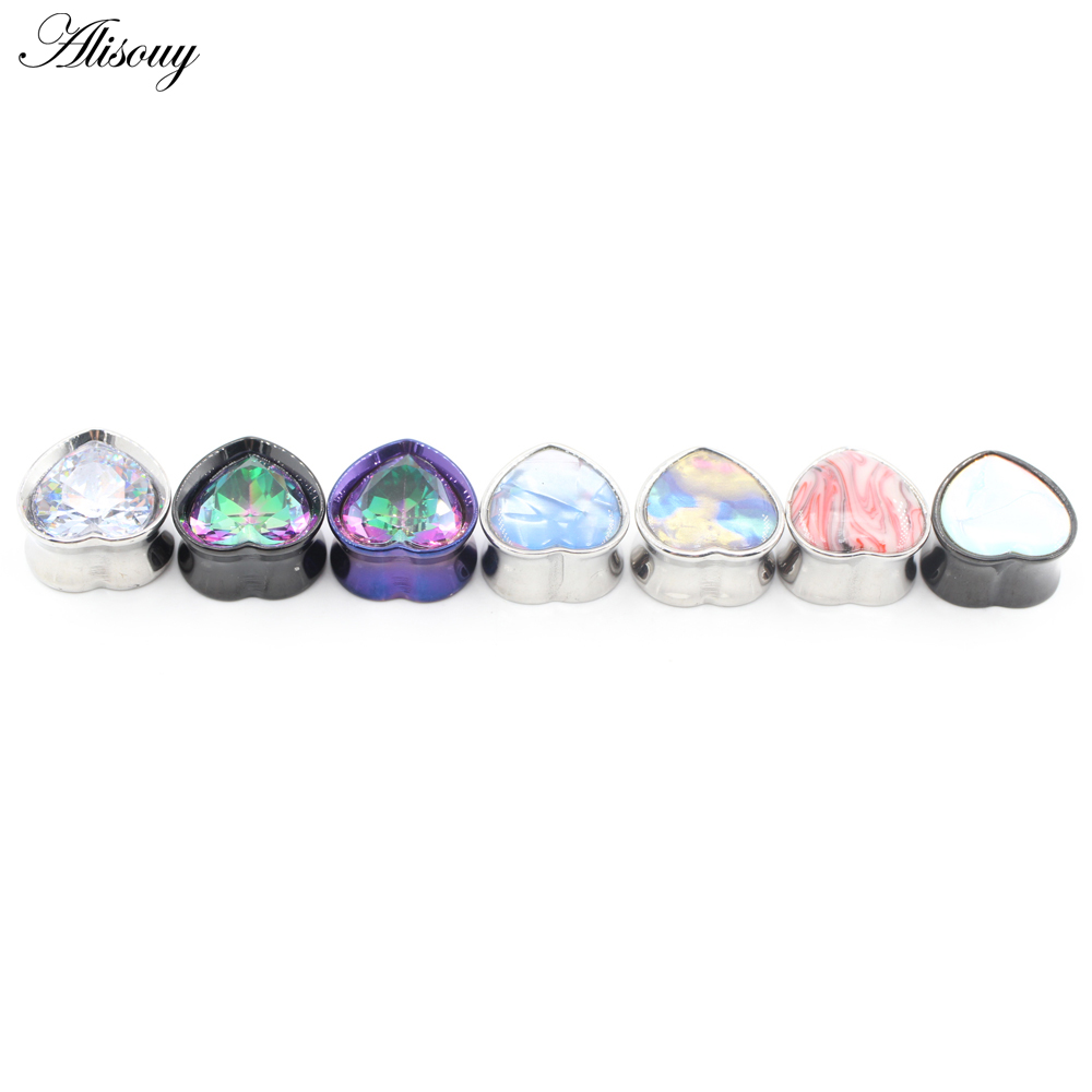 Alisouy 1 pz 8-25mm Tunnel per - Body Jewelry Ear Gauges recensione e prezzo
