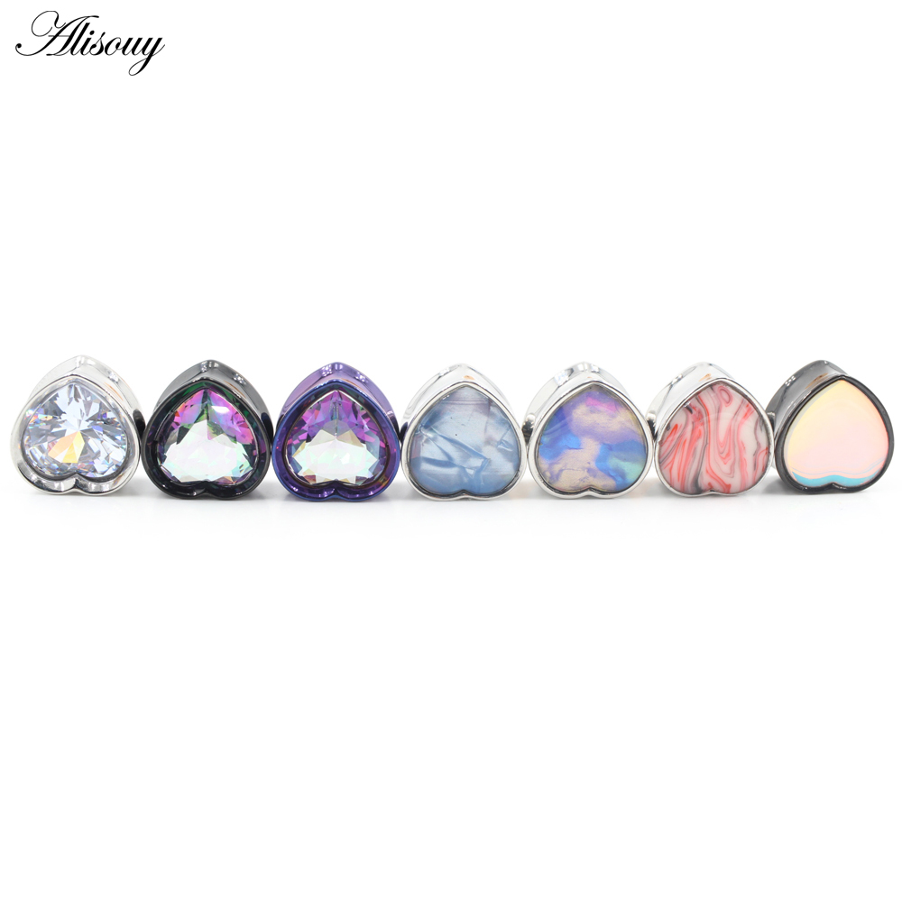 Alisouy 1 pz 8-25mm Tunnel per - Body Jewelry Ear Gauges recensione e prezzo