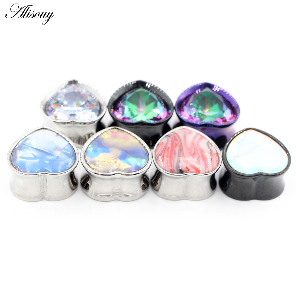 Alisouy 1 pz 8-25mm Tunnel per - Body Jewelry Ear Gauges recensione e prezzo