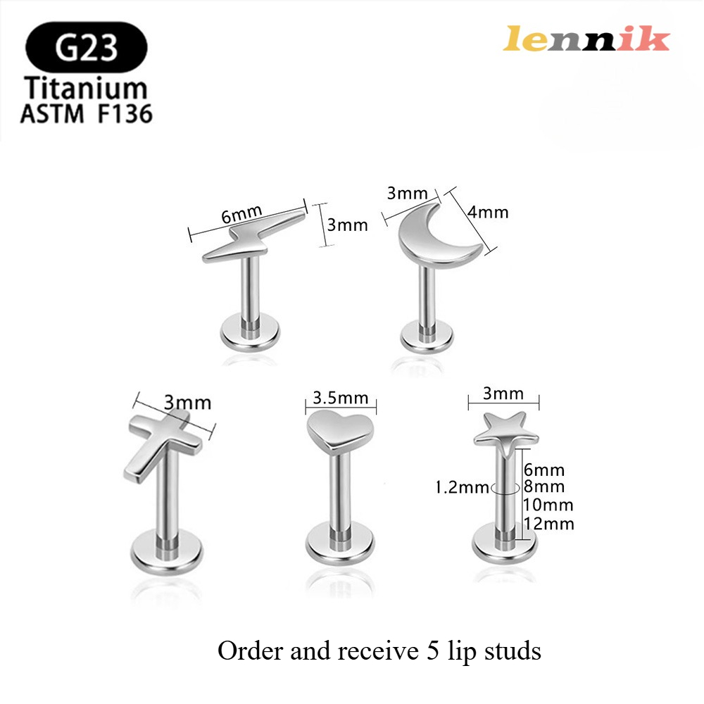 LENNIK F136 Lega di titanio Cr - Body Jewelry Titanium recensione e prezzo