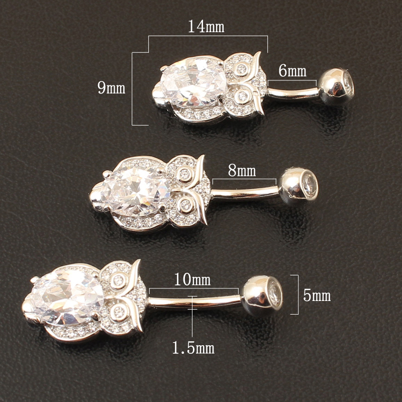 Anello per ombelico vero argen - Body Jewelry Materials recensione e prezzo