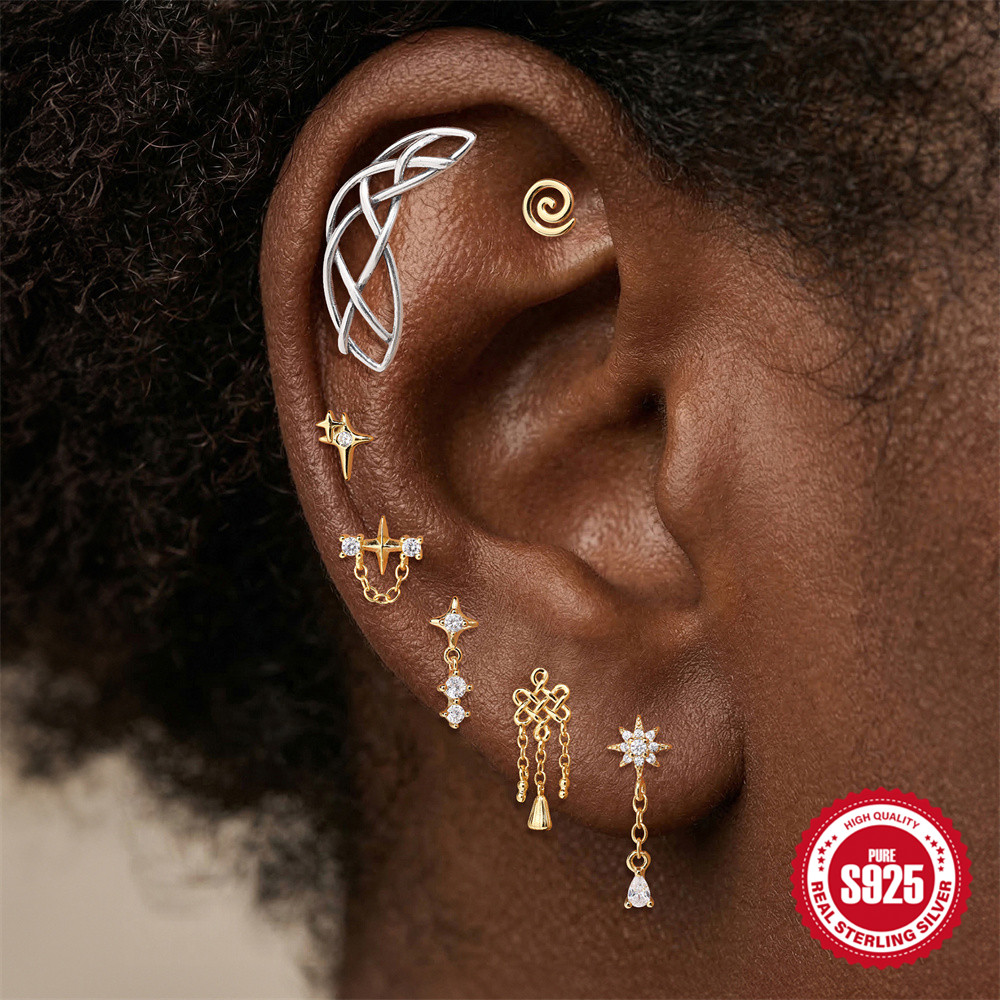 Orecchini a perno CANNER in ar - Body Jewelry Flat Back recensione e prezzo