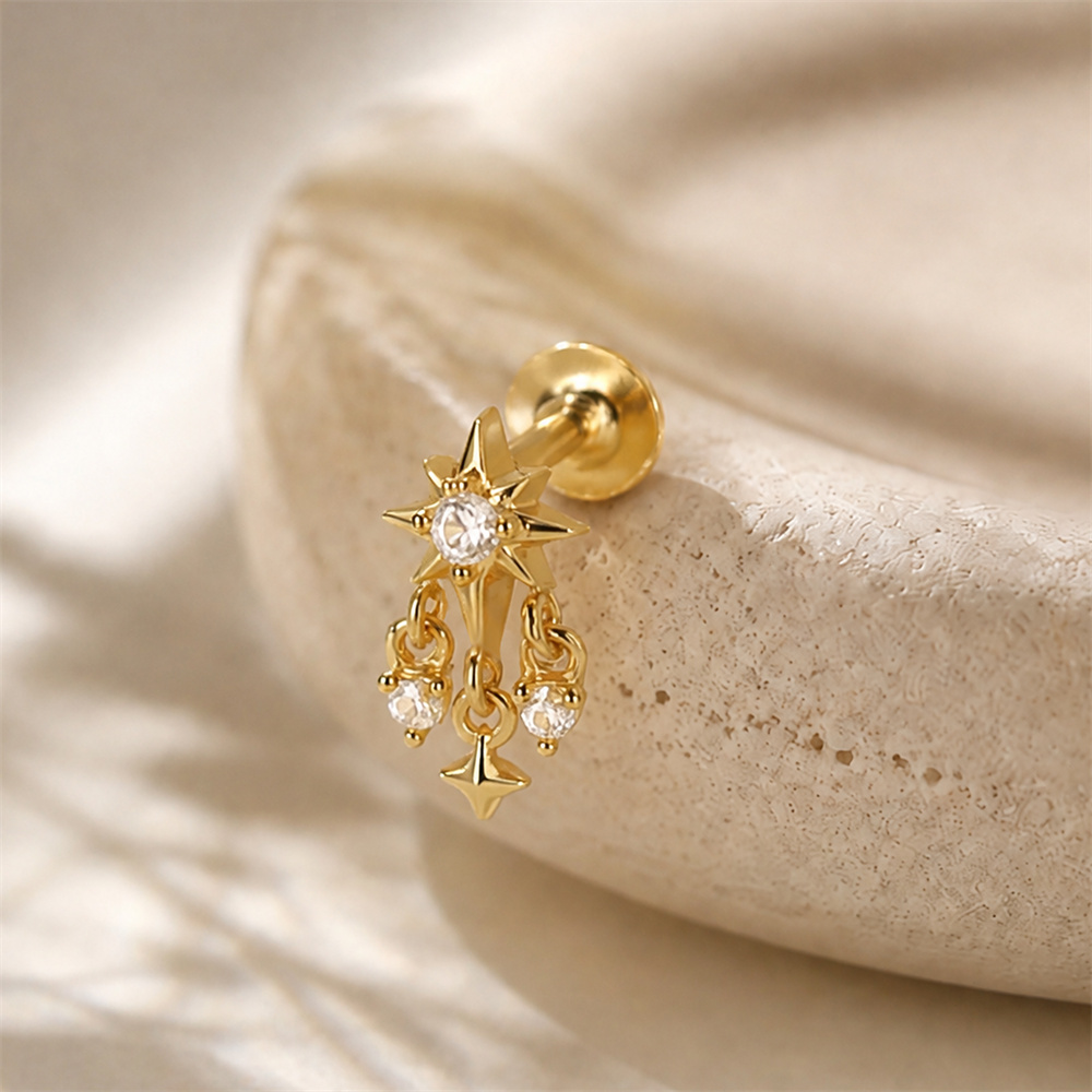 AIDE Ciondolo a Doppia Catena  - Body Jewelry Flat Back recensione e prezzo