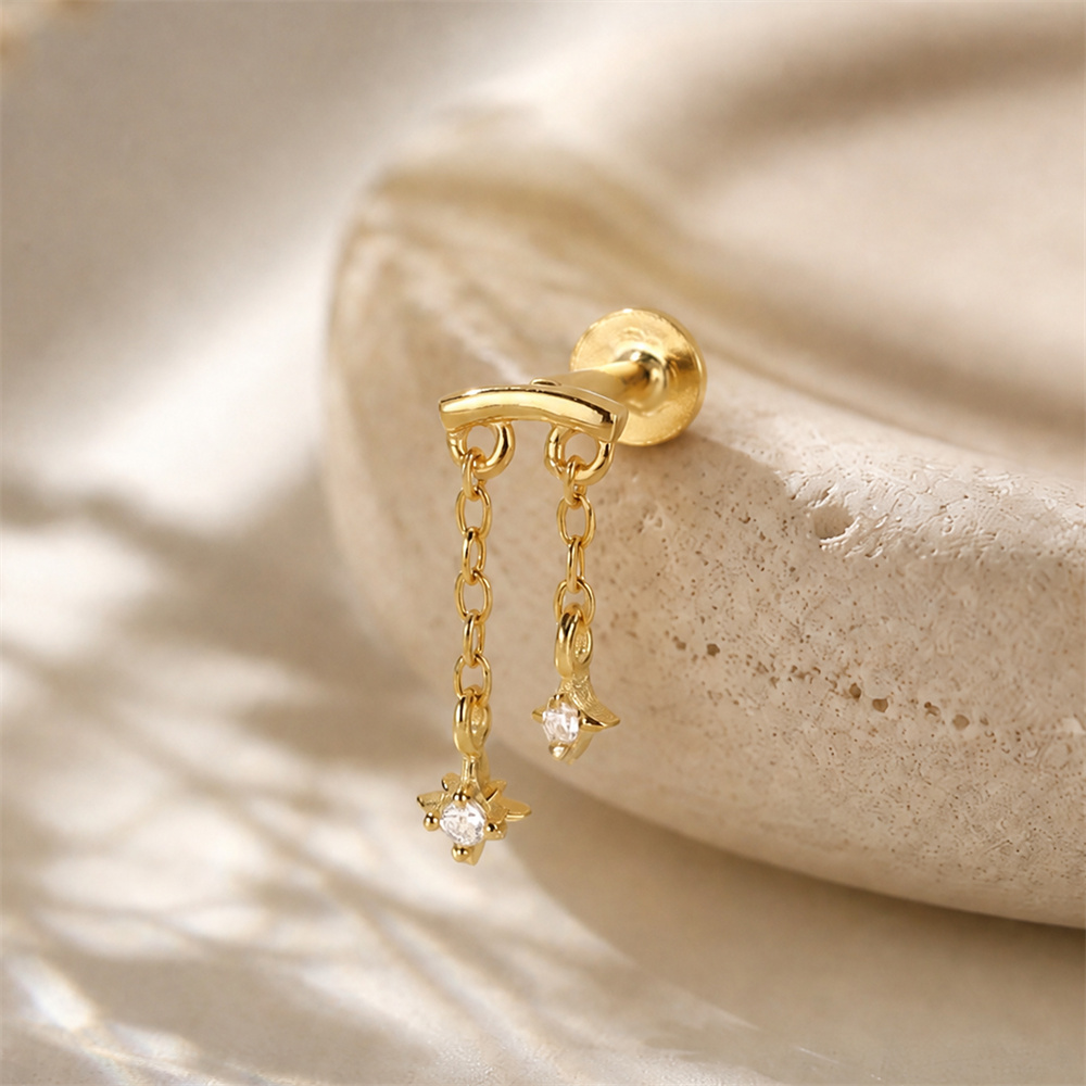 AIDE Ciondolo a Doppia Catena  - Body Jewelry Flat Back recensione e prezzo
