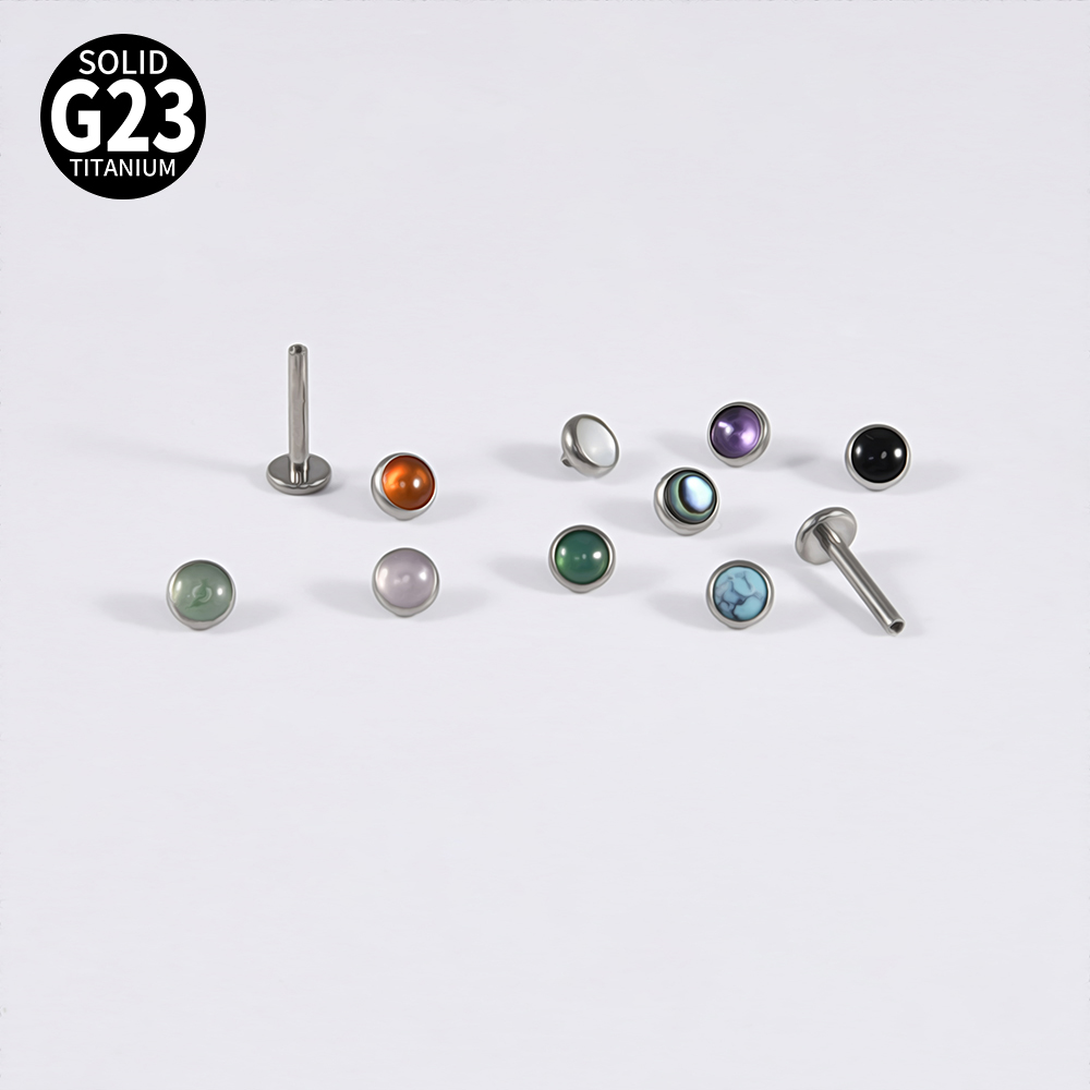 1PC 16g G23 Titanio Cristallo, - Body Jewelry Flat Back recensione e prezzo