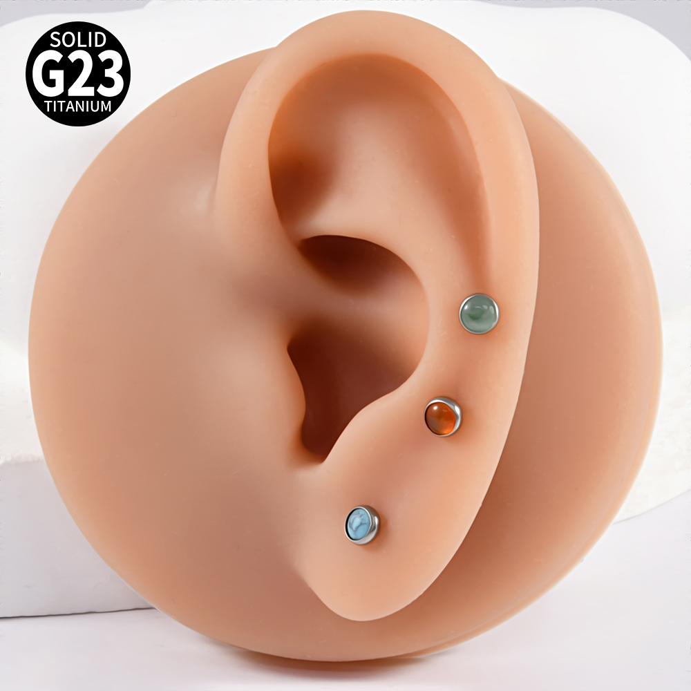 1PC 16g G23 Titanio Cristallo, - Body Jewelry Flat Back recensione e prezzo