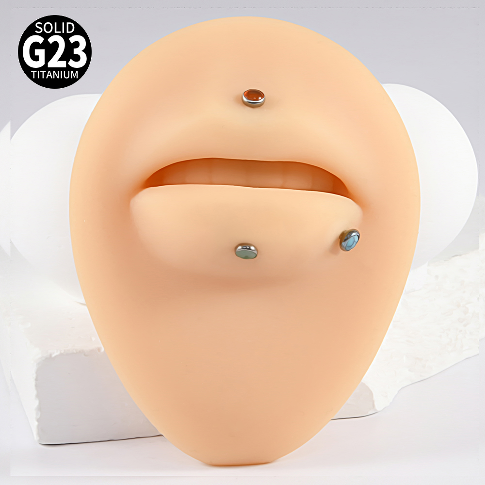 1PC 16g G23 Titanio Cristallo, - Body Jewelry Flat Back recensione e prezzo