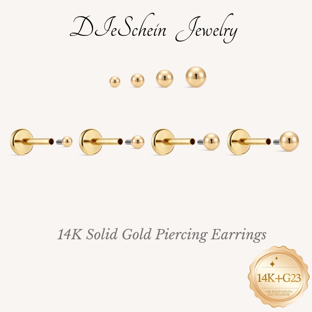 Orecchini Minimalisti DIeSchei - Body Jewelry Flat Back recensione e prezzo