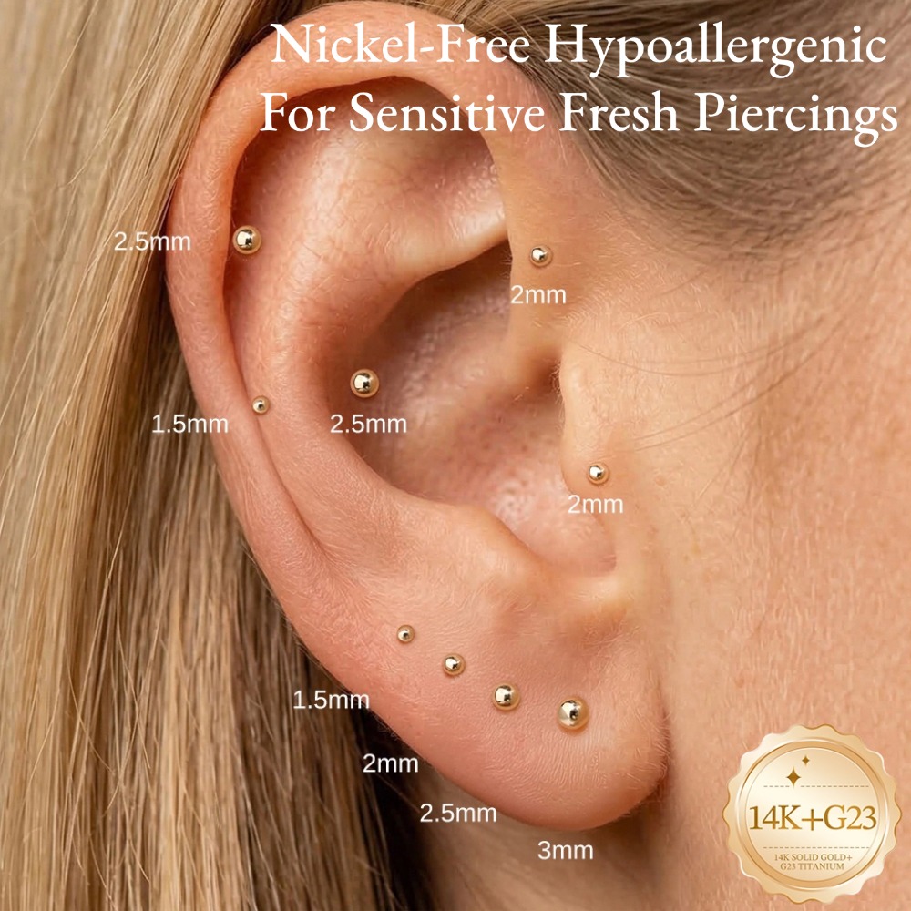 Orecchini Minimalisti DIeSchei - Body Jewelry Flat Back recensione e prezzo