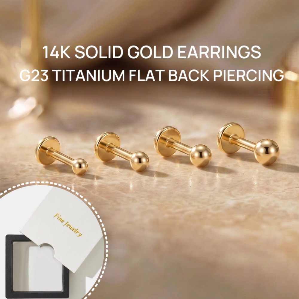 Orecchini Minimalisti DIeSchei - Body Jewelry Flat Back recensione e prezzo