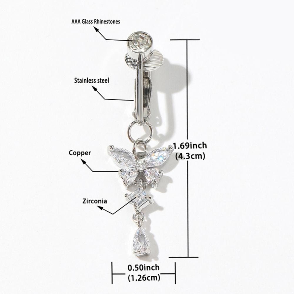 Anello per ombelico finto senz - Body Jewelry Materials recensione e prezzo