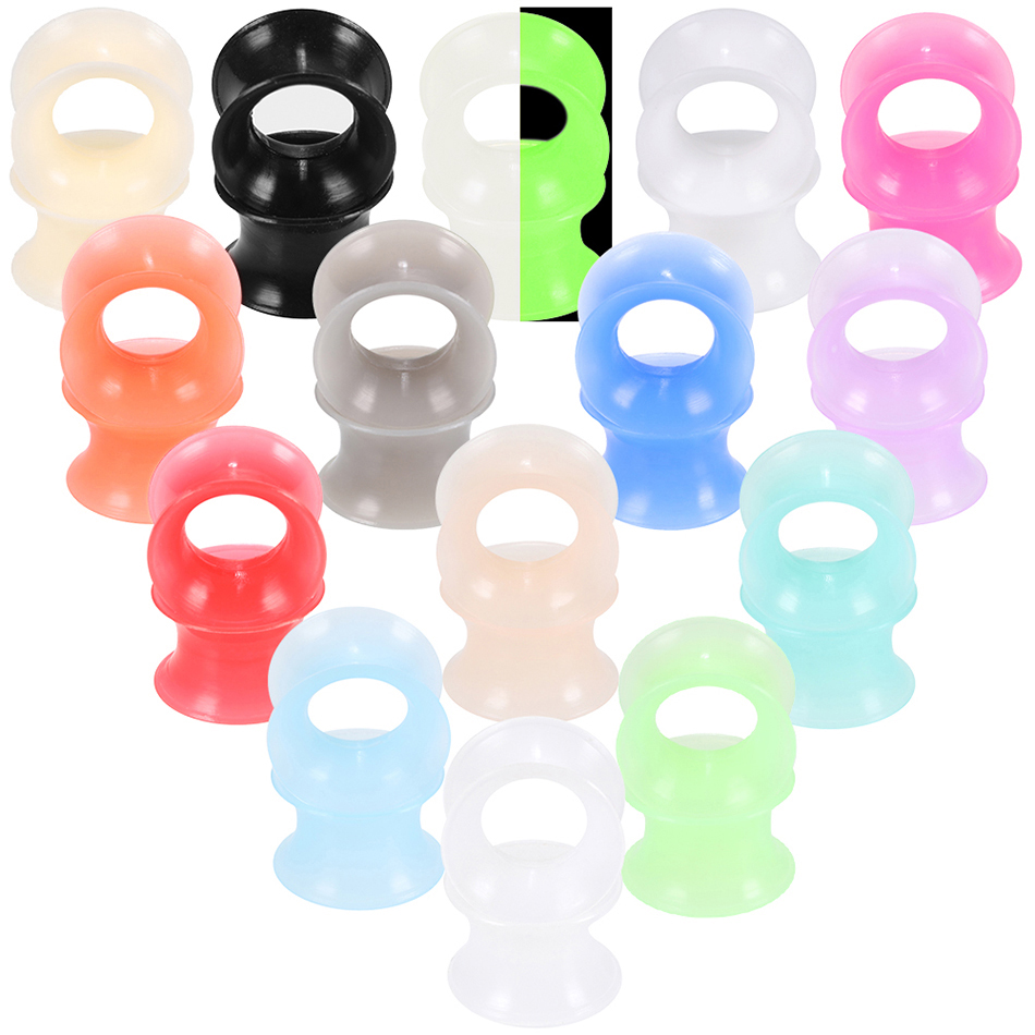 30 pz/lotto Silicone Flessibil - Body Jewelry Ear Gauges recensione e prezzo
