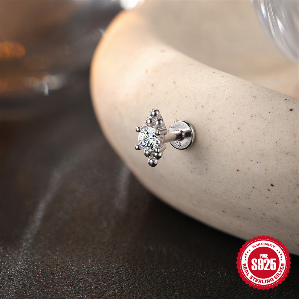 ROXI Moissanite Argento Sterli - Body Jewelry Flat Back recensione e prezzo