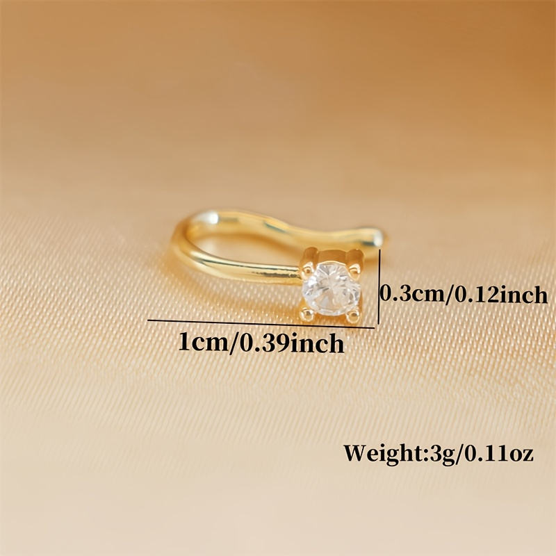 Anello da naso non perforato c - Body Jewelry Materials recensione e prezzo