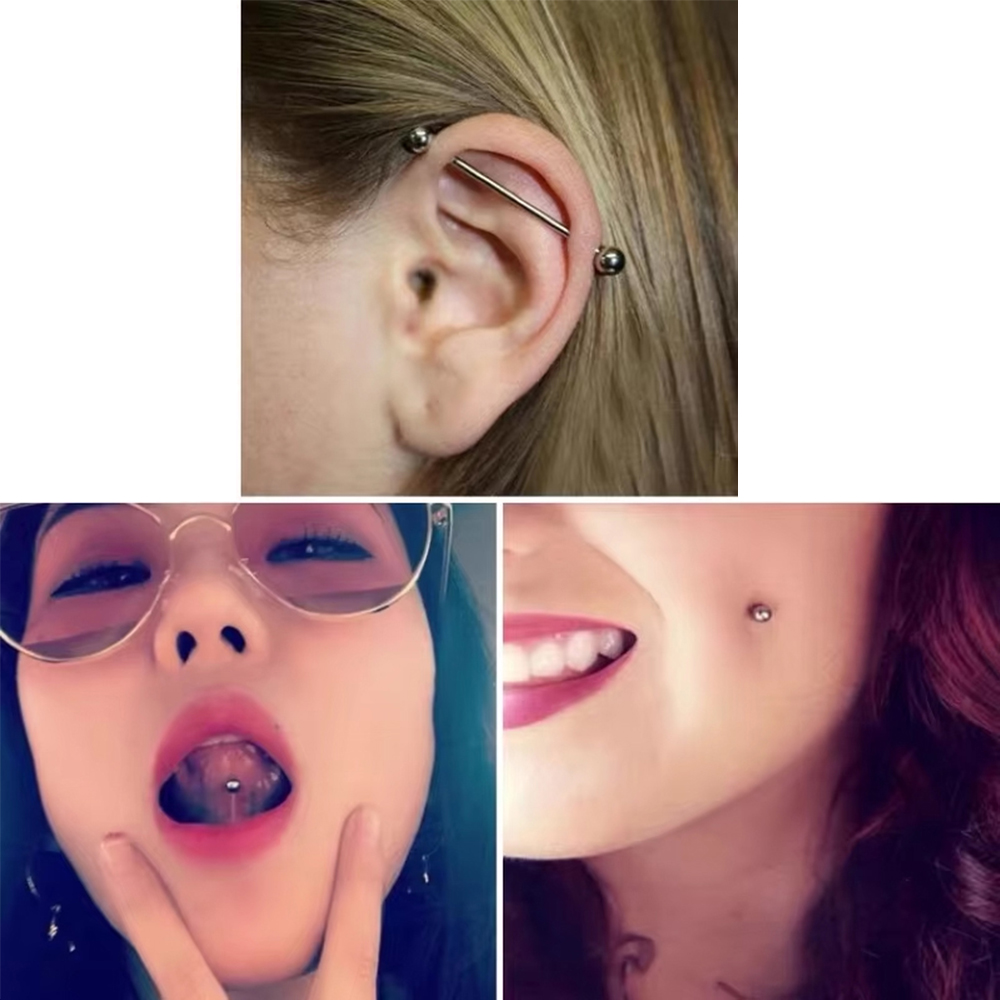 2 pz/lotto Piercing in Titanio - Body Jewelry Implant Grade recensione e prezzo