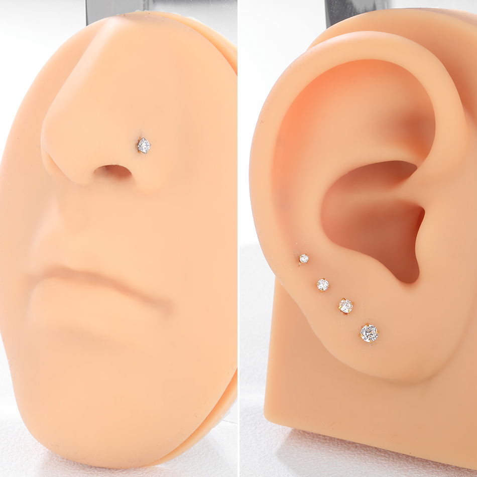 1/5 pz Piercing per Naso in Ti - Body Jewelry Implant Grade recensione e prezzo
