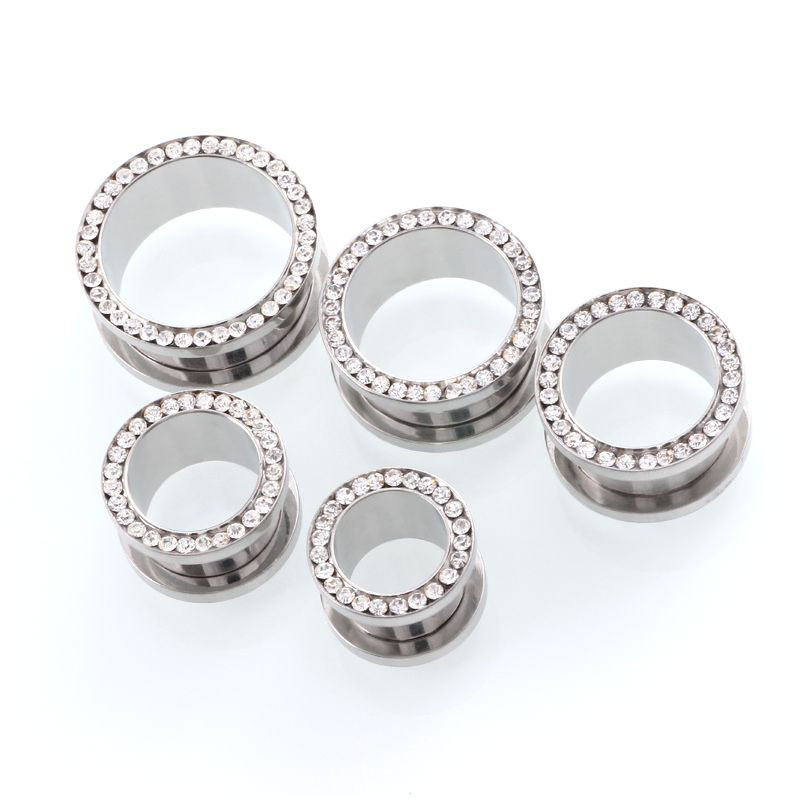 2 pz/lotto Tunnel per Orecchio - Body Jewelry Ear Gauges recensione e prezzo