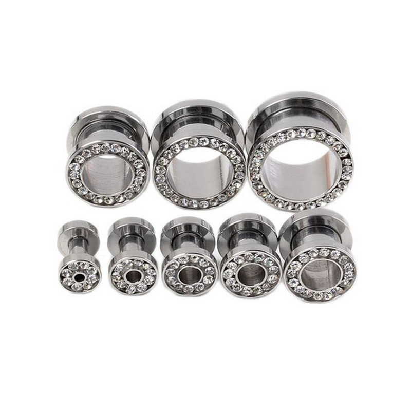 2 pz/lotto Tunnel per Orecchio - Body Jewelry Ear Gauges recensione e prezzo