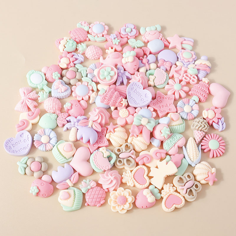 15 Pezzi Misti in Resina Rosa  - Body Jewelry Flat Back recensione e prezzo