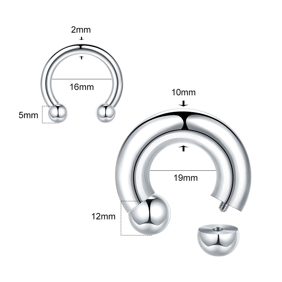 1PC 18G-00G di Grande Calibro  - Body Jewelry Ear Gauges recensione e prezzo