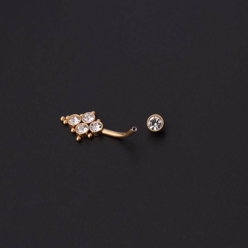 Anelli per ombelico in zircone - Body Jewelry Titanium recensione e prezzo