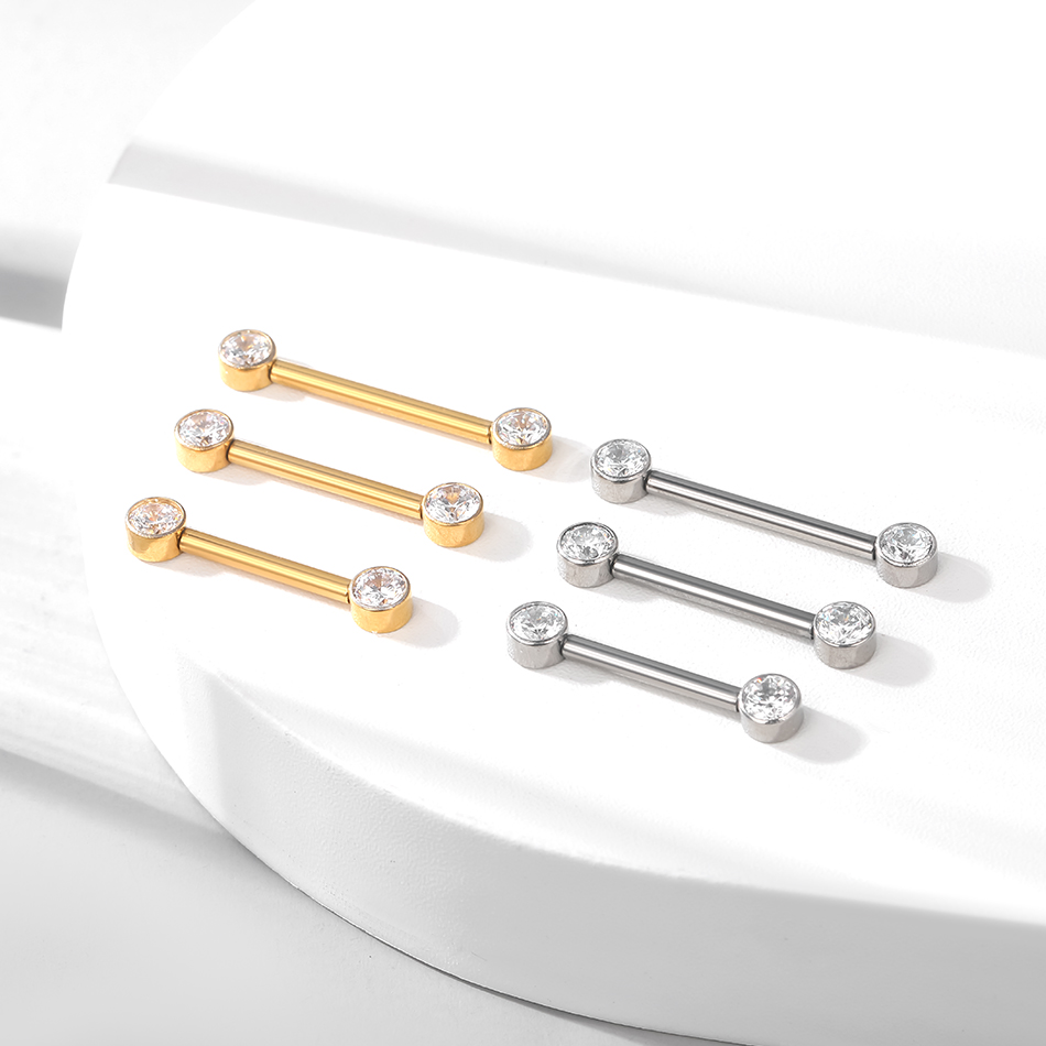 1/5 pezzi piercing al capezzol - Body Jewelry Implant Grade recensione e prezzo