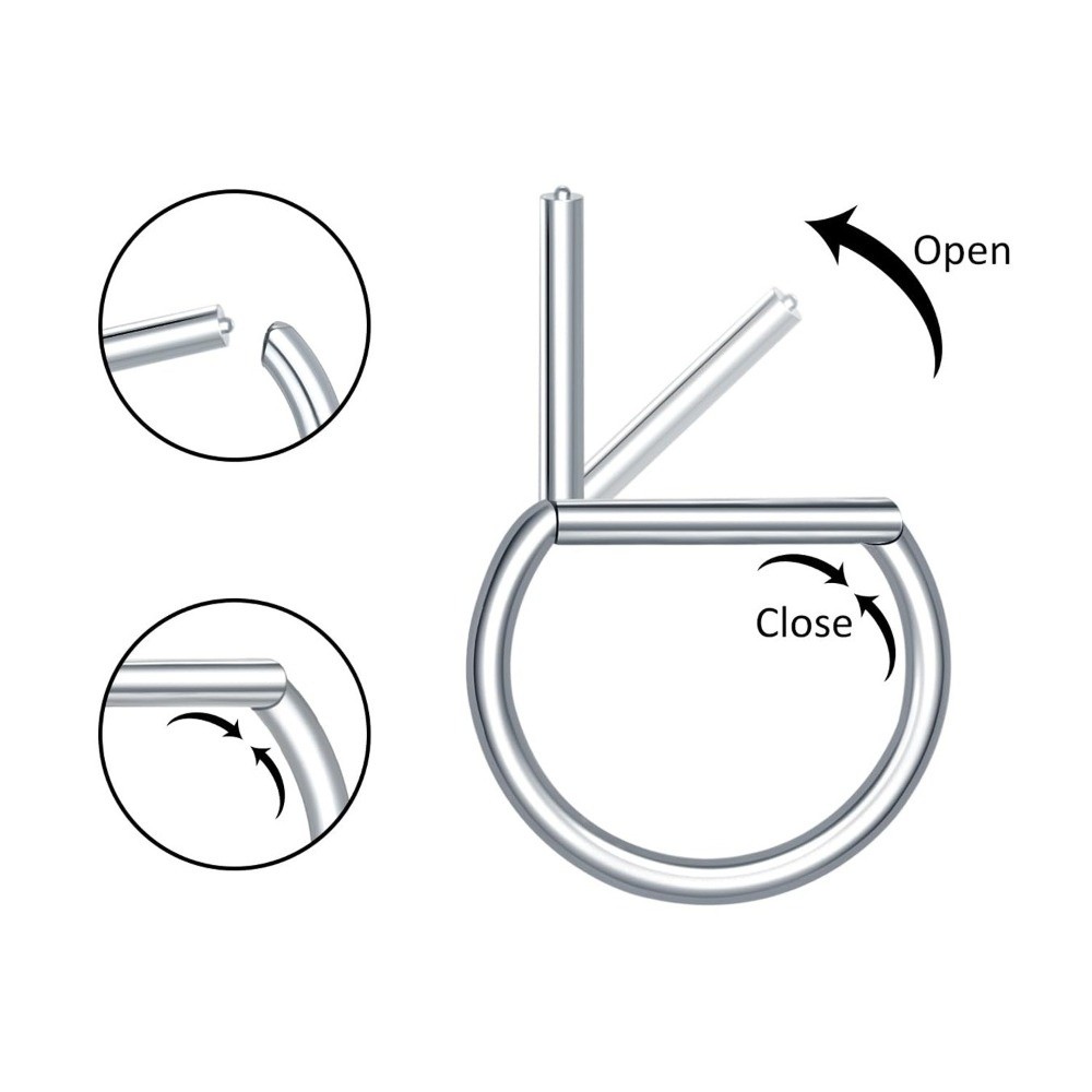 Anello per Septum in Titanio A - Body Jewelry Materials recensione e prezzo