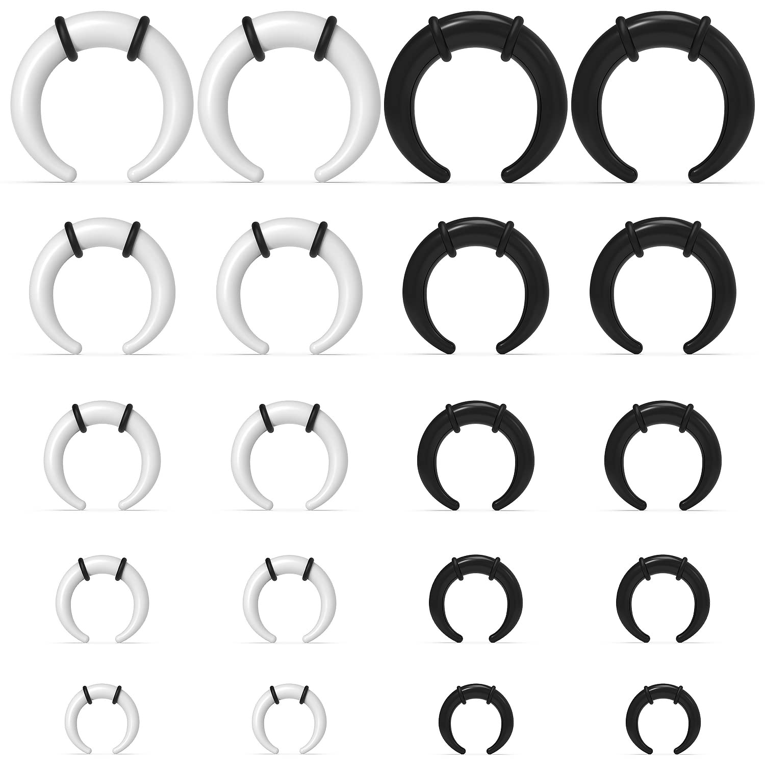 Anelli per setto grandi 14G 12 - Body Jewelry Ear Gauges recensione e prezzo